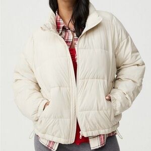 Torrid Cream Puffer Jacket